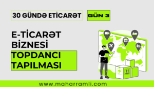E-ticarət Biznesi Topdancı Tapılması